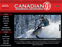 Tablet Screenshot of canadianwilderness.com